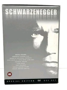 Arnold Schwarzenegger Special Edition DVD 4 Movie Disc Box Set Region 2 - Bild 1 von 7