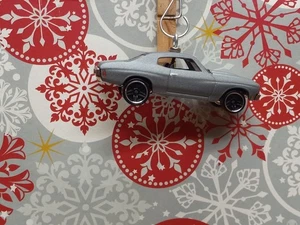 1970 '70 CHEVY CHEVELLE SUPER SPORT SS MUSCLE CAR CHRISTMAS ORNAMENT  F&F GRAY - Picture 1 of 3