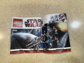 Lego 8086 Star Wars Droid Tri-fighter Instruction Manual Book Only