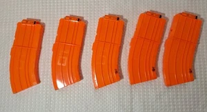 2013-14 Nerf N-Strike Elite 10 Disc Magazine Ammo Clip Curved Cartridge Lot of 5 - Picture 1 of 13