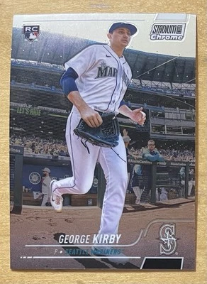 George Kirby Rookie 2022 Topps Stadium Club Update Chrome #381 Mariners Mint - Image 1 of 3