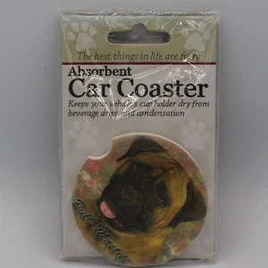 Super Absorbent Stone Car Coaster Bull Mastiff Dog Breed Gift - Picture 1 of 1