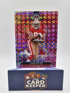 2024 Panini Mosaic #235 John Taylor Mosaic Camo Pink - Picture 1 of 3