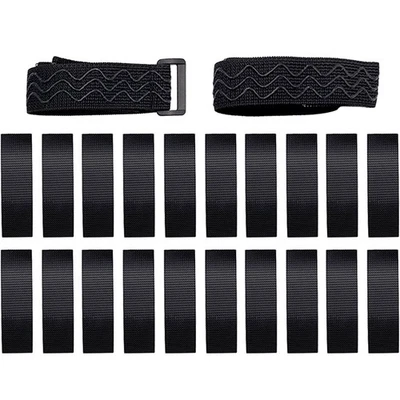  1 Set di Stivali Sopra il Ginocchio Cinghie di Fissaggio Cinghie Elastiche Stivali Alti - Immagine 1 di 4