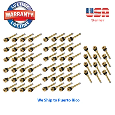 50 Kits TR572 Truck Tire Valve Stem Wheels 22.5 /24.5 For Rim Φ.625".Holes L:4"  - Image 1 of 4