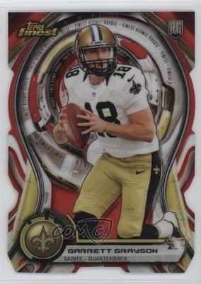 2015 Topps Finest Atomic Rookie Die-Cuts Red Refractor /99 Garrett Grayson RC - Image 1 of 2