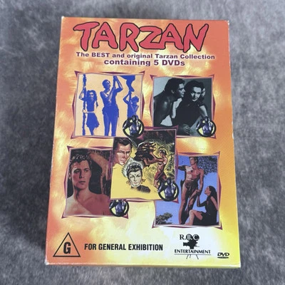Tarzan Collection DVD Box Set - The Best and Original 5 DVDs Johnny Weissmuller - Image 1 of 4