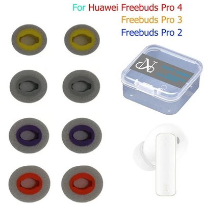 NAVYSTORM Orejeras de espuma con memoria para Huawei Freebuds Pro 4 / Pro 3 / Pro 2 puntas accesorios