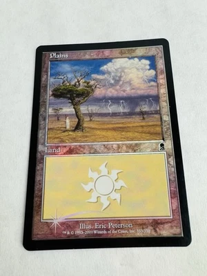 MTG Odyssey - 1x Foil Plains - #333 Thundercloud LP - Image 1 of 4