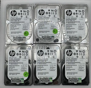 Lot of 9 HP 500GB 7.2K 2.5" 3G SATA MDL Hard Drives - MM0500EBKAE/MM0500FAMYT - Picture 1 of 2