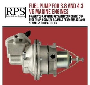 RPS fuel Pump 3.8 ,4.3 V6 Marine  Replaces Mercury Merceuiser - Picture 1 of 7