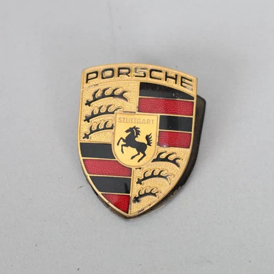 Porsche 911 Boxster Cayenne capó emblema escudo insignia 99355921100 OEM usado Foto 1 de 4