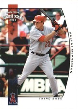 2005 Donruss Team Heroes Anaheim Angels Baseball Card #6 Dallas McPherson