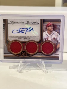 2023 Topps Museum TRIPLE PATCH AUTO SCOTT ROLEN /25 COLOR MATCH - Picture 1 of 1