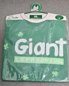 Vtg 80's Screen Stars T-Shirt GIANT LEPRECHAUN Irish St Patrick’s Day Men's XL - Picture 1 of 3