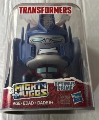 TRANSFORMERS MIGHTY MUGGS SPINNING HEAD ACTION OPTIMUS PRIME #01, NIB!! - Image 1 of 4