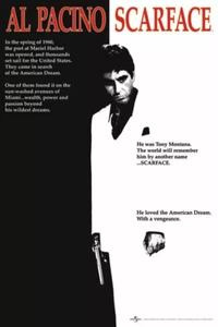 1983 Scarface High Quality art print Tony Montana Al Pacino 13x19 - Picture 1 of 2