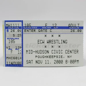 ECW Ticket Stub Scott Hall RARE Appearance 2000 WWE Razor Ramon WWF WCW History - Picture 1 of 10