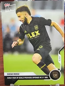 Diego Rossi Topps Now #37 Early Pair of Goals LAFC Fenerbahce PRINT RUN Only 95! - Picture 1 of 1