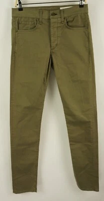 rag & bone Slim Fit 5 Pocket Button Fly Pant Men's 29 x 34 Overdye Army Green - Image 1 of 4