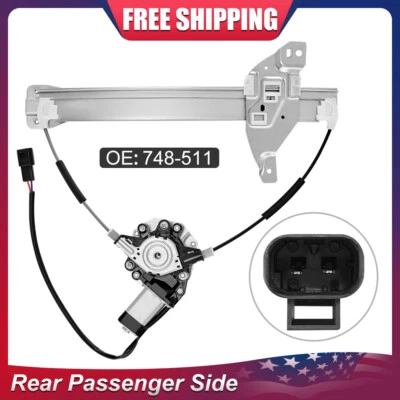 Regulador de ventana eléctrica trasero derecho con motor para Chevrolet Impala 2006-2013 Foto 1 de 4