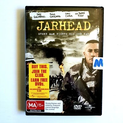 Jarhead DVD 2005 Guerra del Golfo, francotirador, militar, Jake Gyllenhaal, región 2/4  Foto 1 de 4