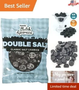Gustaf's Dutch Licorice Double Salt - 12 Packs of 5.2 Ounce, Cholesterol-Free - Picture 1 of 9