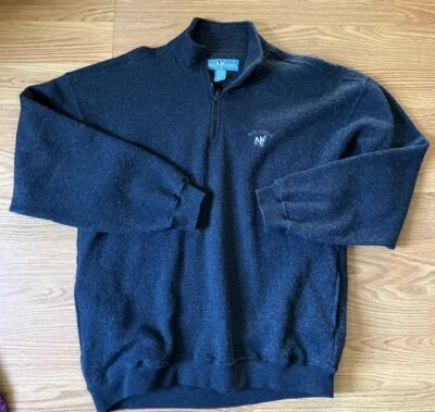 BIG DOGS HOMBRE JERSEY NEGRO CÓMODO SUDADERA HOLGADA CHAQUETA TALLA XL Foto 1 de 4