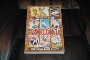 2001 CHICAGO CUBS BASEBALL MEDIA GUIDE BANKS SANTO WILLIAMS JENKINS COVER - Picture 1 of 1