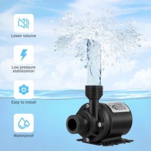 solar fountain pump Aquarium submersible water pump DC 12V Brushless - Picture 1 of 10