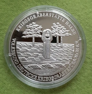 SREBRNY MEDAL VDK "GROBOWIEC WOJENNY PÓŁ" srebrny PP - Zdjęcie 1 z 2