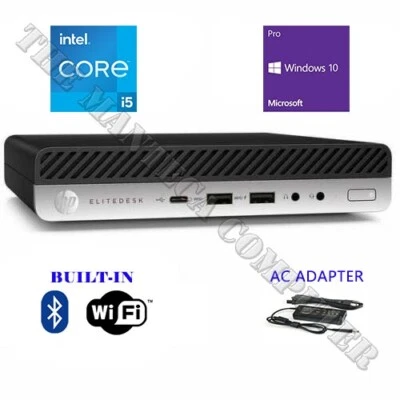 HP ELITEDESK 800 G3 Mini Desktop i5-7500T & up to 32GB RAM & 2*2TB SSD & WiFi+BT - Image 1 of 3