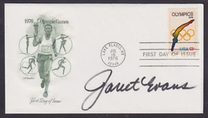 Janet Evans, Olympic Swimming Champion, Won 3 Gold Medals, signed Olympics FDC - Picture 1 of 1