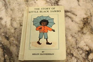 1st. THE STORY OF LITTLE BLACK SAMBO by HELEN BANNERMAN THE ONLY  AMERICAN - Picture 1 of 8