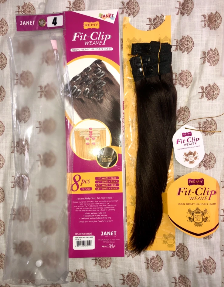 Janet коллекции - Fit зажим плетение - 8 шт. - цвет # 4 - совершенно новый - Изображение 1 из 4