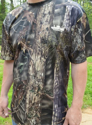  T-shirt Moisture absorbant Timber Camouflage- True Adventure Outdoors® Oak Camo - Image 1 of 3