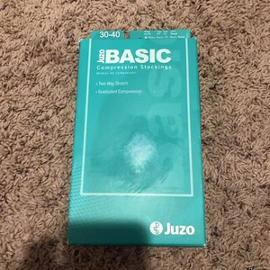 Juzo 4412 Basic Closed Toe Pantyhose - 30-40 mmHg Short Beige 4412ATFFSH14 SzIII - Picture 1 of 3