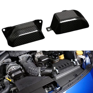 Gloss Carbon Fiber Engine Belt Cover For Subaru BRZ Toyota GR86 2022-2024 2023 - Picture 1 of 7