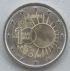 2 Euro Gedenkmünze Belgien 2013 Meteorologisches Institut unz.