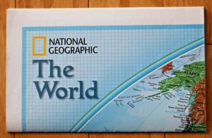 Mapa de National Geographic impreso en 2005; The World Satellite - Imagen 1 de 4