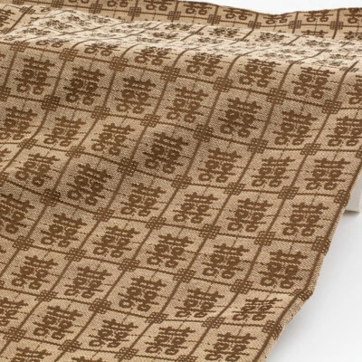 Chinese Style Vintage Jacquard Tapestry Upholstery Decorative Fabric Sewing Sofa - Image 1 of 4