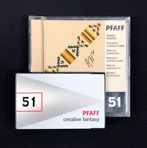 Combinazioni di modelli ricamo disegni card #51 per macchine creative Pfaff - Foto 1 di 8