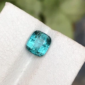 2,25 quilates corte cojín calidad superior rara azul natural turmalina piedra preciosa suelta Afg - Imagen 1 de 8
