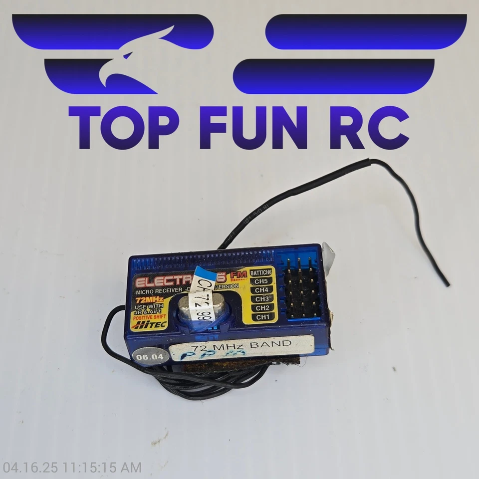 Hitec Electron 6 Receiver 72mhz+  - Image 1 of 1