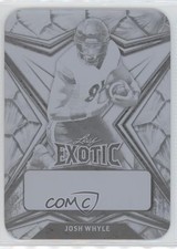 2022 Leaf Exotic Printing Plate Black Turtle 1/1 Josh Whyle #BA-JW3 Auto