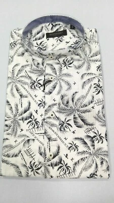 CAMICIA HAWAIANA UOMO COREANA SORBINO SLIM MANICALUNGA TAGLIA XL CORRIERE ESPRES - Immagine 1 di 2