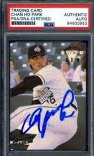 Chan Ho Park PSA DNA Signed 1994 Action Packed Rookie Autograph