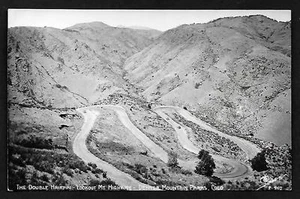 #58 RPPC Denver, The Double Hairpin Lookout Mt. Highway, Sanborn P-940 Unused - Picture 1 of 2