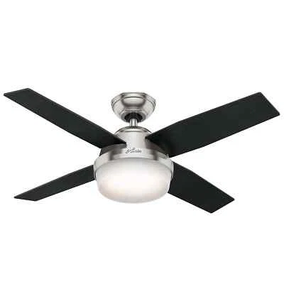 Ceiling Fan With Light Dante Nickel 112 CM Remote Control - Image 1 of 4