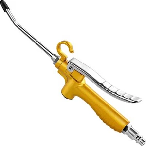 High Volume Industrial Air Blow Gun With Rubber Guard Air Flow Nozzle Profession - Picture 1 of 3